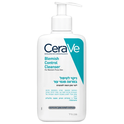 CeraVe | ניקוי פנים לעור שמן עם פגמי עור - 236 מ"ל