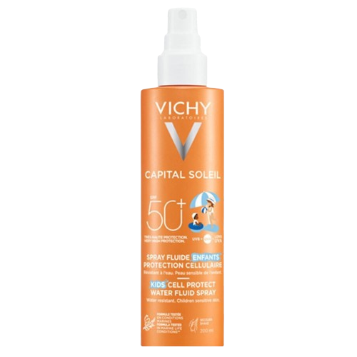 הגנה מושלמת מהשמש לילדים - ספריי 200 מ"ל עם SPF 50+ - וישי