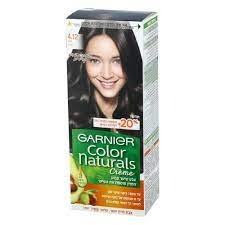 Garnier | צבע שיער קבוע 4.12 חום קרח - 100% כיסוי שיער לבן עם מסכת הזנה
