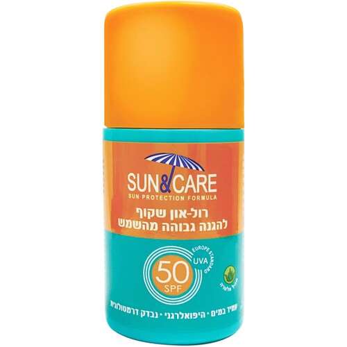 רול-און | להגנה מהשמש | SPF50 UVA | נפח 60 מ"ל