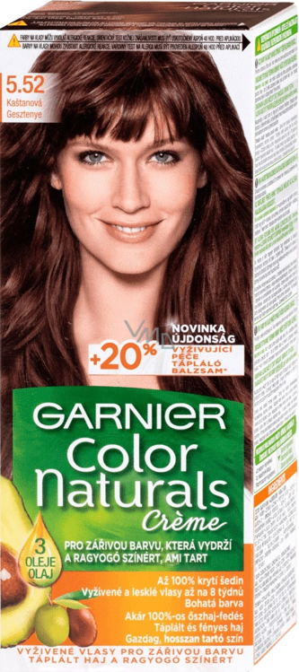 צבע שיער קבוע | גוון 5.52 חום מהגוני | 20% תוספת מסכת הזנה לטיפוח השיער