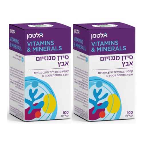 חיזוק הבריאות עם 100 קפליות סידן ומגנזיום - אלטמן