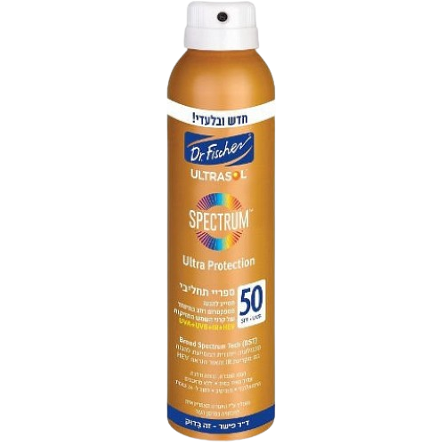 אולטרסול SPF 50 - הגנה גבוהה מפני UV - ד"ר פישר