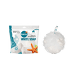 Balmy | ספוג רחצה עם סבון | סבון לבן | Balmy — White Soap (Bath Pouf with Soap Pieces)