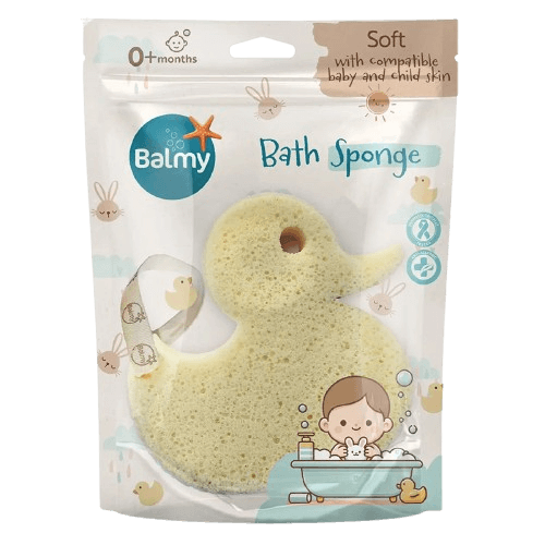 ספוג רחצה לתינוקות | 0+ חודשים | בצורת ברווז | Balmy | Bunny Bath Sponge |
