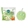 Balmy | ספוג רחצה עם סבון | פריחת זית | Balmy — Olive Blossom (Bath Pouf with Soap Pieces)