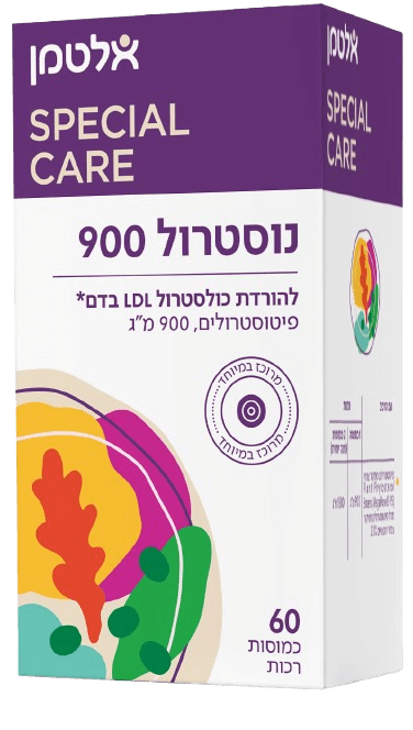 نوسترول 900 - لخفض الكوليسترول الضار في الدم - يحتوي على 60 كبسولة لينة - من شركة ألتمان