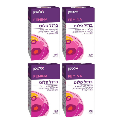 Iron Plus | يحتوي على حديد سهل الهضم، وحمض الفوليك، وفيتامين B12، وفيتامين C | يحتوي على 100 قرص | Altman | Quartet Sale