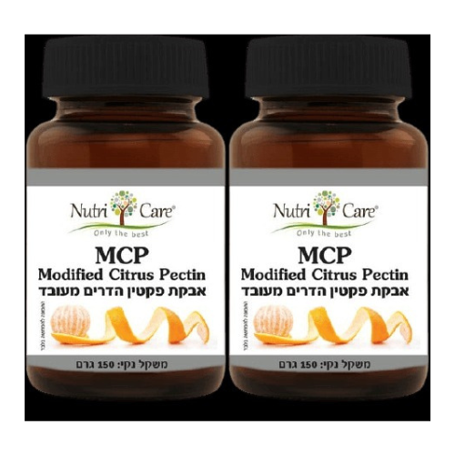 MCP | Modified Citrus Pectin | אבקת פקטין הדרים מעובד | משקל נקי 150 גרם | נוטרי קר | מבצע זוגי