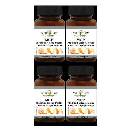 MCP | Modified Citrus Pectin | אבקת פקטין הדרים מעובד | משקל נקי 150 גרם | נוטרי קר | מבצע רביעיה