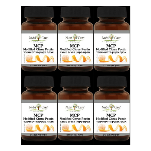 MCP | Modified Citrus Pectin | אבקת פקטין הדרים מעובד | משקל נקי 150 גרם | נוטרי קר | מבצע שישיה