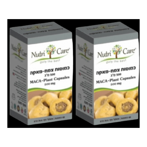 צמח מאקה 500 מ"ג נוטרי קר - 60 כמוסות מבצע זוגי