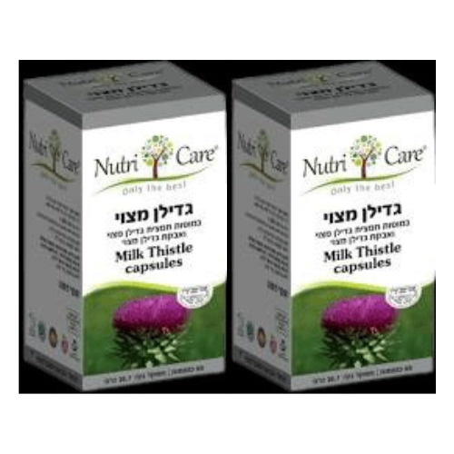 شوك الحليب | كبسولات مستخلص شوك الحليب ومسحوق شوك الحليب | كبسولات شوك الحليب | تحتوي على 60 كبسولة | نيوتري كير | عرض مزدوج