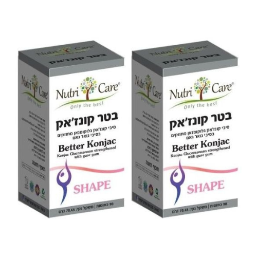 נוטרי קר | בטר קונג'אק | מכיל 90 כמוסות | מבצע זוגי