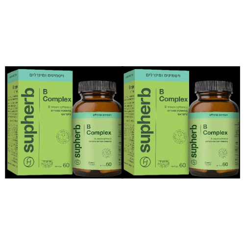 B-50 Plus Magnesium Citrate Suphaherb - 60 قرصًا - صفقة مزدوجة
