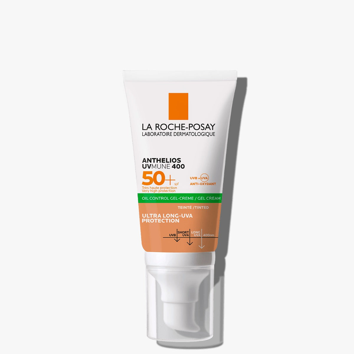 הגנה יומיומית SPF50+ קרם ג'ל הגנה לפנים עם גוון- 50 מ"ל La Roche-Posay