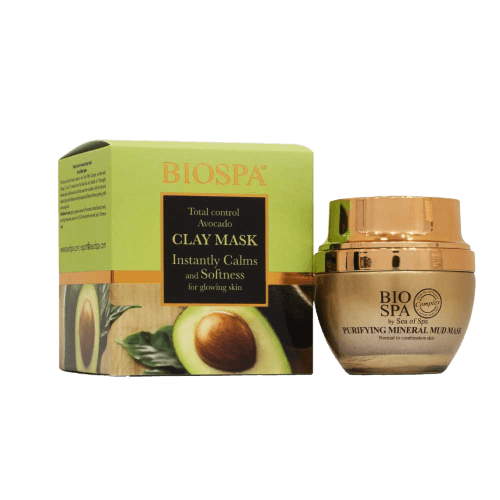 עור חלק וזוהר - מסכת חימר אבוקדו 1X - BIO SPA