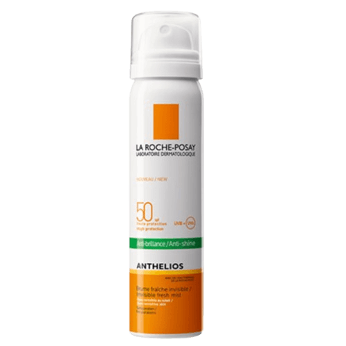 75 مل من La Roche-Posay Anthelios - بخاخ واقي شفاف للبشرة الدهنية مع عامل حماية من الشمس 50 وحماية عالية من الأشعة فوق البنفسجية