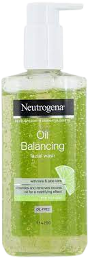 جل تنظيف الوجه المتوازن بالزيت من نيوتروجينا 200 مل - الحل الأمثل للبشرة الدهنية
