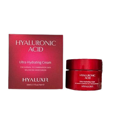 **كريم نهاري مرطب غني بحمض الهيالورونيك - 50 مل | HYALUXIR**