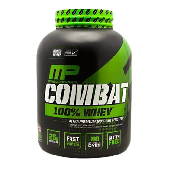 25 גרם חלבון איכותי במנה - אבקת חלבון COMBAT 100% WHEY מבית MusclePharm