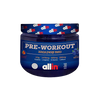 אבקת פרי וורקאוט | allin Pre-Workout | טעם פטל כחול | תורם לאנרגיה מסיבית במהלך האימון | משקל נקי 240 גרם