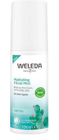 תרסיס לחות לפנים וולדה | 100 מ"ל - רענן בעזרת קקטוס