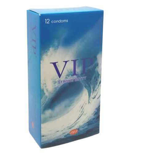 VIP | 12 واقيًا ذكريًا منقطًا لتجربة جنسية مُحسّنة - STRONG DOTTY
