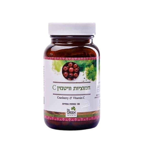 C לחיזוק  - 100 טבליות | דר. גרין | חמוציות וויטמין