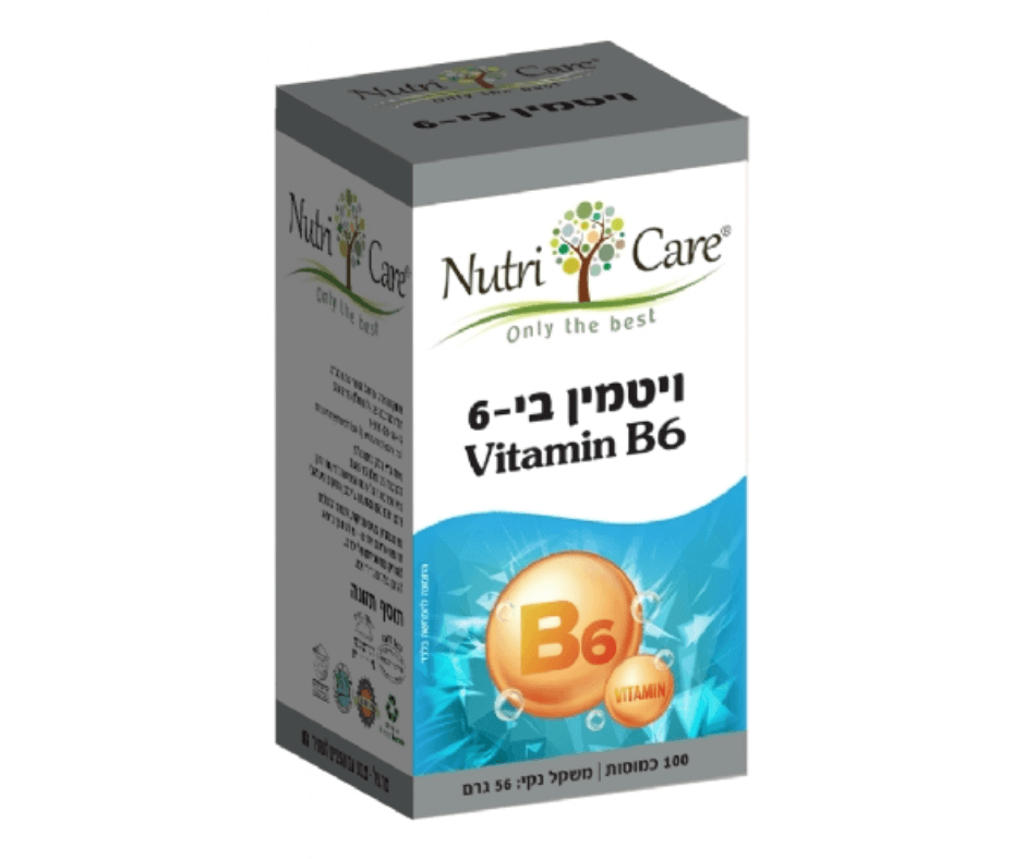 נוטרי קר | ויטמין B6 | מכיל 100 כמוסות |
