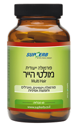 أعشاب متعددة للشعر - 60 قرصًا