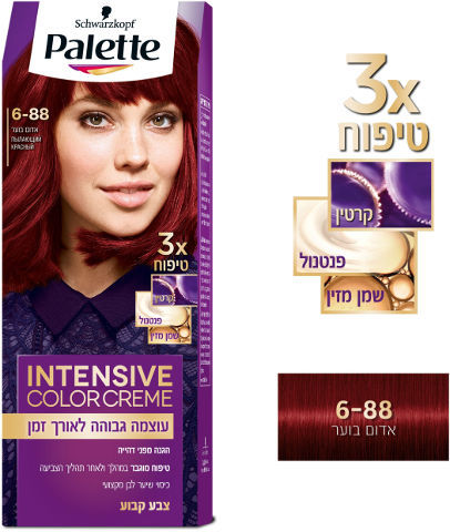 פאלטה | קרם צבע שיער אדום בוער 6-88