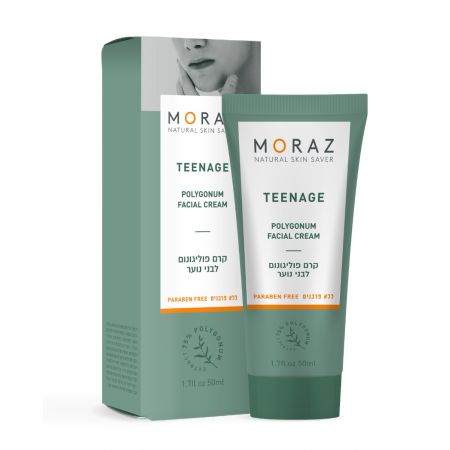 מורז | קרם פנים פוליגונום | לבני נוער | Teenage | מכיל 50מ"ל