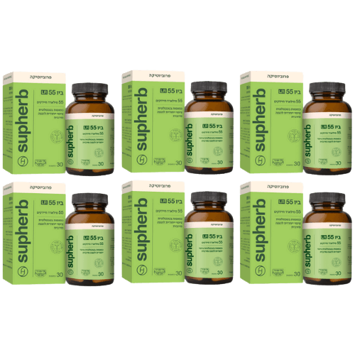 Bio 55 LR | Suphaherb | يحتوي على 30 كبسولة | عرض خاص على ست عبوات