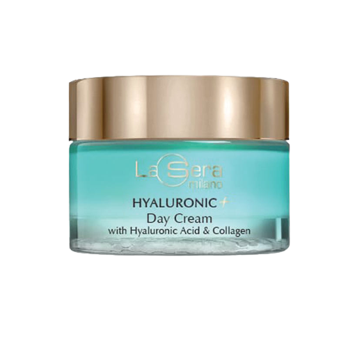 לה סרה מילנו | La Sera Milano  
Hyaluronic + - קרם יום לחות עם חומצה היאלורונית וקולגן - 50 מ"ל