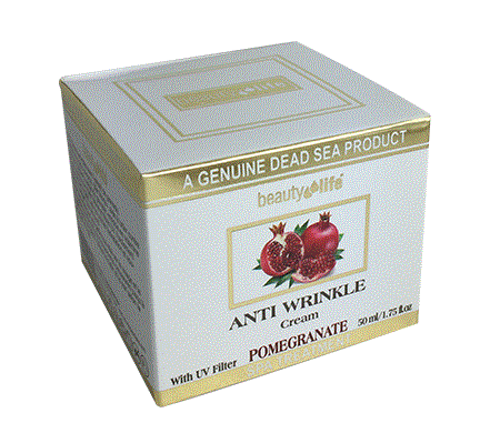 كريم مضاد للتجاعيد للوجه - خلاصة الرمان - 50 مل