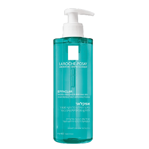 جل التنظيف الدقيق 400 مل - La Roche Posay Affclar، للبشرة الدهنية المعرضة لحب الشباب