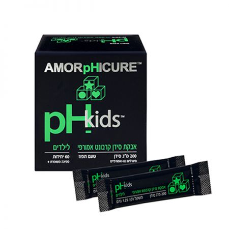 pH-kids | תוסף סידן לילדים בטעם תפוז - 60 מנות | AMOR pHICURE