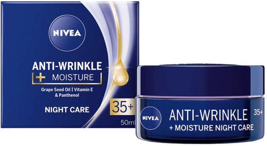 קרם לילה אנטי-אייג'ינג 50 מ"ל - לחות אינטנסיבית לעור רענן - Nivea