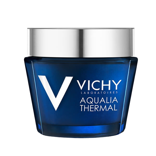 קרם לחות לילה אקוואליה - לחות עמוקה וזוהר עור | 75 מ"ל | וישי