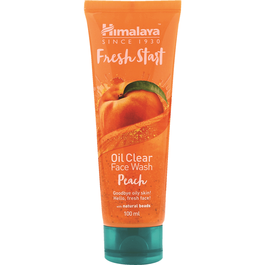 תרחיץ פנים לעור שומני עם גרגרי אפרסק | הימלאיה