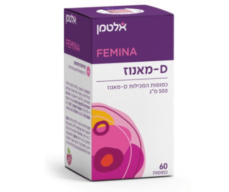 D - מאנוז 500 מ"ג אלטמן - 60 כמוסות