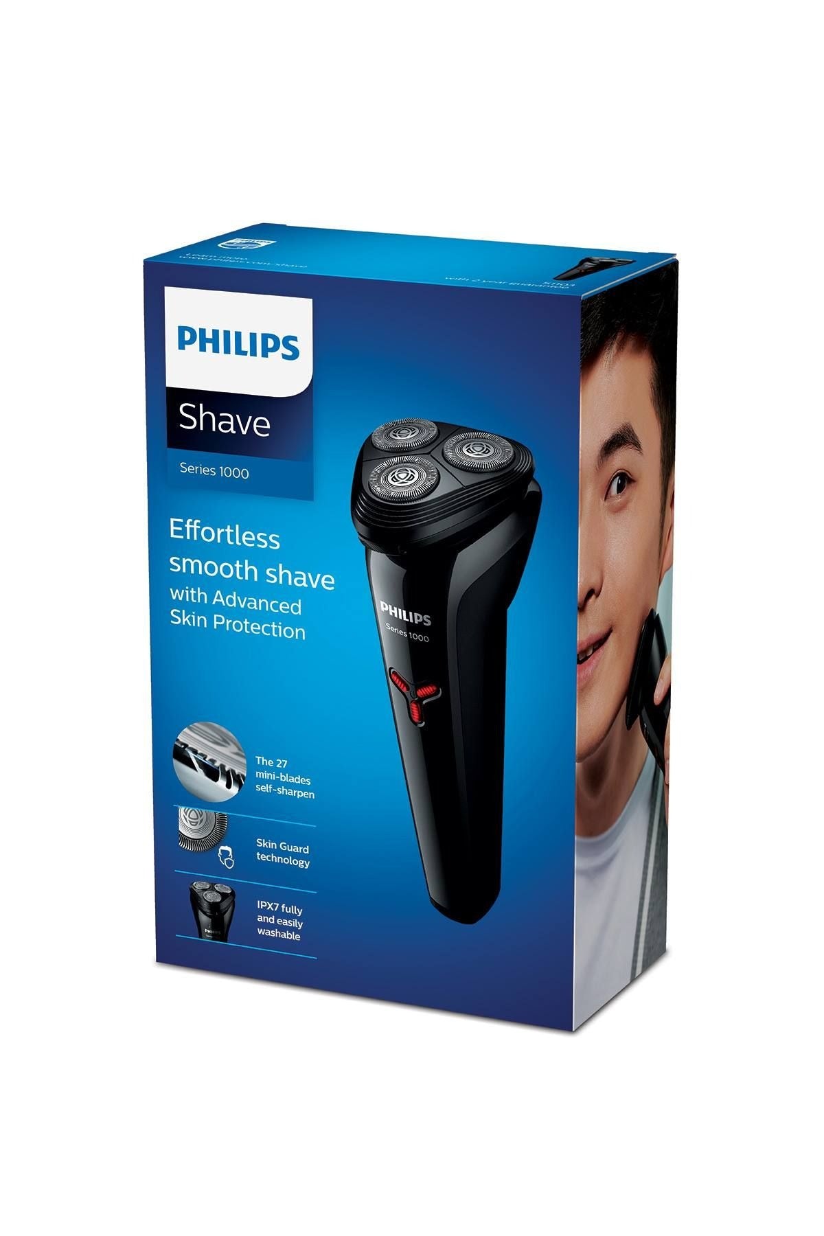 حلاقة ناعمة ومريحة - ماكينة الحلاقة القابلة لإعادة الشحن Philips S1000