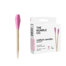 أعواد قطنية عضوية من شركة هامبل - ١٠٠ قطعة