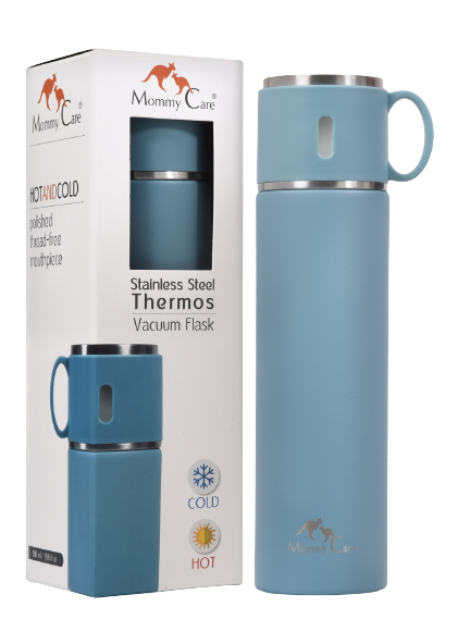 תרמוס נירוסטה 580 מ"ל - שומר חום וקור 12 שעות | Mommy Care