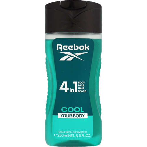 ג'ל רחצה 4 ב-1 של ריבוק - פתרון מקיף לגברים לשימוש יומיומי (250 מ"ל) - מוצרי יופי וקוסמטיקה