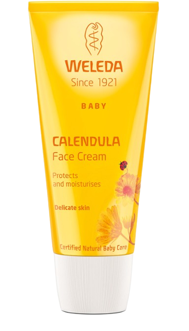 קרם פנים קלנדולה תינוקות - מגן ומלחח לעור עדין, 50 מ"ל | וולדה