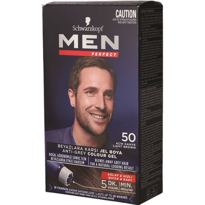 ג'ל צביעה | צבע חום בהיר | למראה טבעי | תוך 5 דקות | ללא אמוניה | פורמולה ייחודית | עדינה לשיער