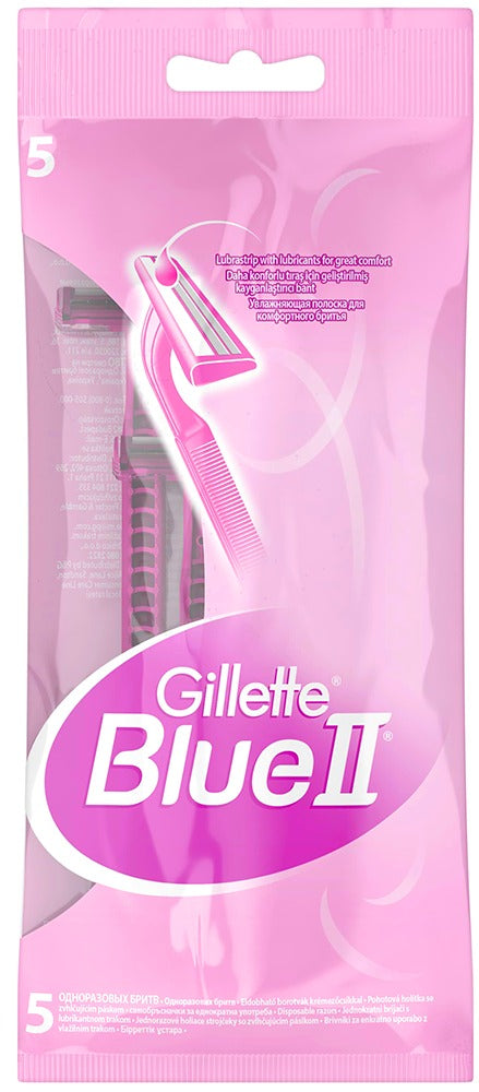 סכיני גילוח ג'ילט בלו 2 לנשים | 5 יח' ג'ילט | Gillette