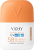 קפיטל סוליי אקווה פלויד תחליב הגנה לפנים SPF50 עם גוון | מכיל 50 מ"ל | וישי - VICHY